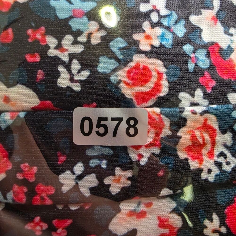 NCLOOK Women's M Floral Sundress Navy Multicolor Sleeveless Knee Length - Picture 6 of 6